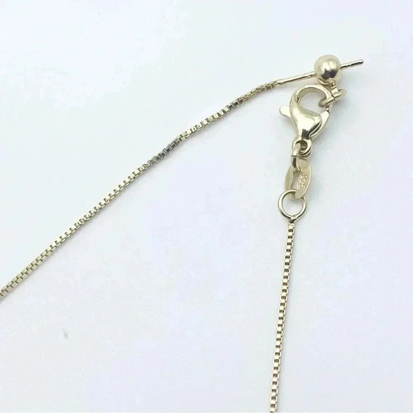 Box Chain Necklace Gold Plated - Picture 2 of 4